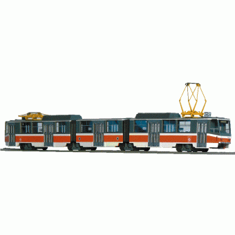 Model tramvaje ČKD Tatra KT8D5 (H0)