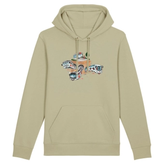 Unisex charitativní mikina Klokart (kolekce Historie metra)