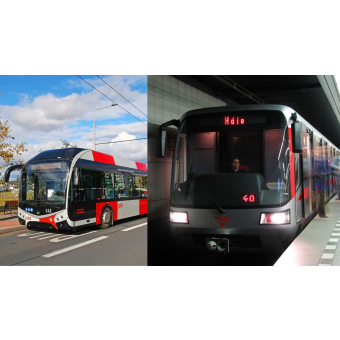 Zážitková turistika Depo Kačerov, trasa C (M1) a garáž Klíčov (SOR TNS 18)