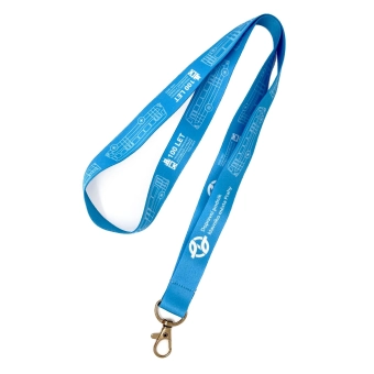 Šňůrka na krk 100 let trvalého provozu autobusů 1925–2025 | modrá