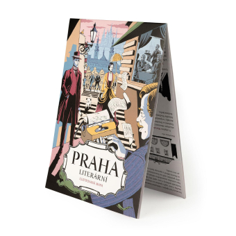 Ilustrovaná mapa Praha literární