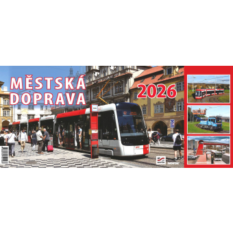 Stolní kalendář Městská doprava 2026