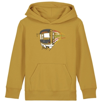 Dětská charitativní mikina „Klokart“ (kolekce Metro Praha) | okrová