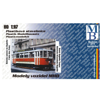 Stavebnice modelu tramvaje Ringhoffer (4 okna) (H0)