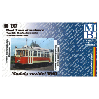 Stavebnice modelu tramvaje Ringhoffer (5 oken) (H0)