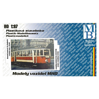 Stavebnice modelu tramvaje Ringhoffer (9 oken) (H0)