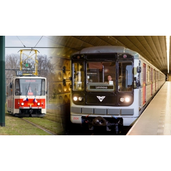 Zážitková turistika Depo Hostivař, trasa A s 81-71, KT8D5 a Muzeum MHD