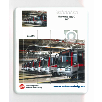 Skládačka (hra) metro M1 (vozy metra trasy C)