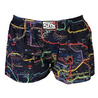 Dámské trenky Styx se schématem pražské MHD