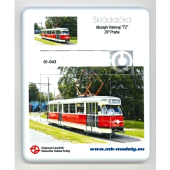 Skládačka (hra) tramvaj Tatra T2 (linka 23)