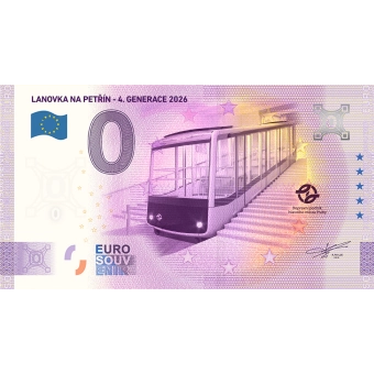 „Bankovka“ Euro Souvenir Lanovka na Petřín 4. generace 2026