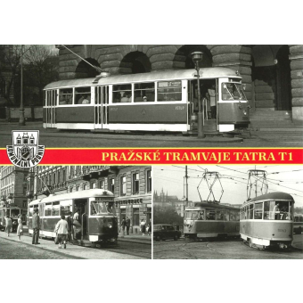 Pohlednice Pražské tramvaje Tatra T1