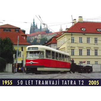 Pohlednice 50 let tramvají Tatra T2