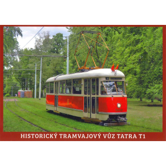 Pohlednice Historický tramvajový vůz Tatra T1 (č. 5002)