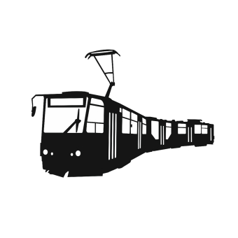 Samolepka tramvaj ČKD Tatra KT8D5.RN2P (velká, 3D)