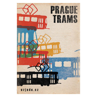 Pohlednice Prague trams