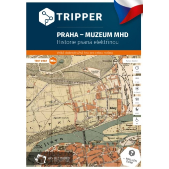 Hra Tripper Praha (brožura) – Muzeum MHD (Historie psaná elektřinou)