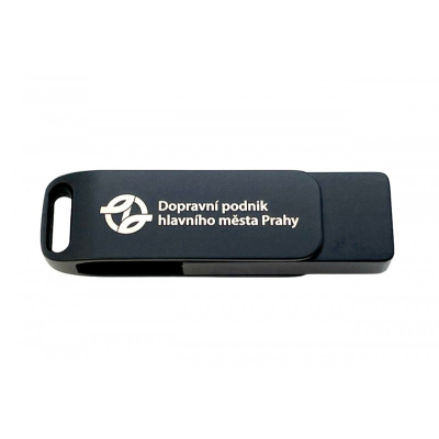                             USB flash disk s logem DPP a logem výročí 50 let metra 1974–2024                        