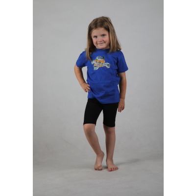                             Modré dětské charitativní triko Klokart (kolekce Historie metra)                        