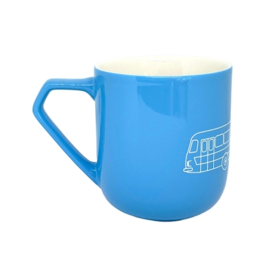                             Hrnek 100 let trvalého provozu autobusů 1925–2025 | modrý                        