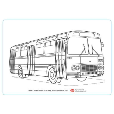                             Omalovánky 100 let trvalého provozu autobusů 1925–2025                        