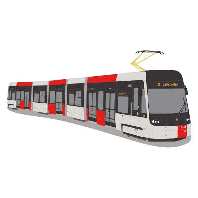                             Polštář tramvaj Škoda 52T                        