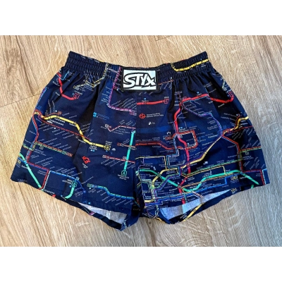                             Dětské trenky Styx se schématem pražské MHD                        
