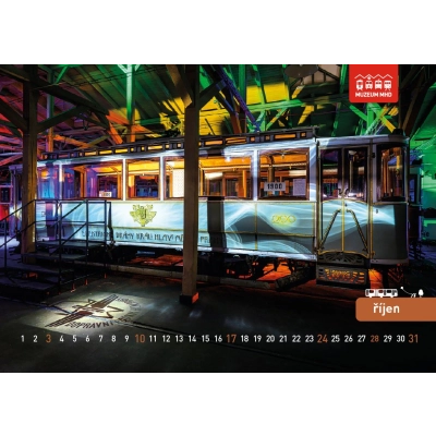                             Nástěnný kalendář Muzeum v jiném světle 2027                        