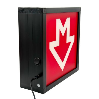                             Designový LED box Metro C („Button“)                        
