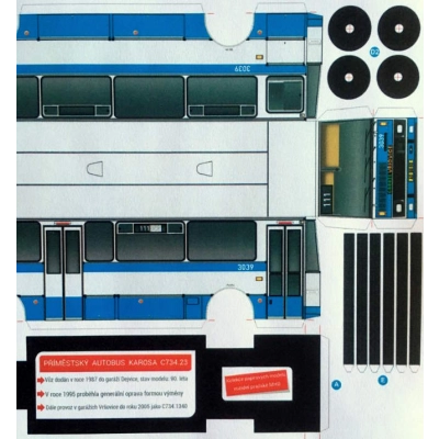                             Papírové modely „Autobusy Karosa řady 700“ („vystřihovánky“)                        
