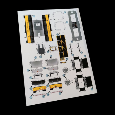                             Papírový model tramvaje ČKD Tatra T3M Posunovací vůz („vystřihovánky“)                        