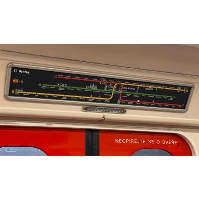                             Schéma linek metra „Jezevčík“                        