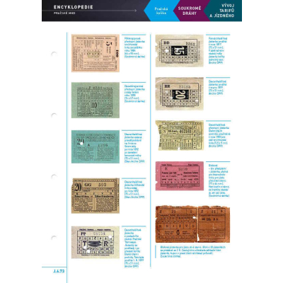                             Encyklopedie MHD: 1. díl, 5. svazek – Tarif, jízdné, jízdenky                        