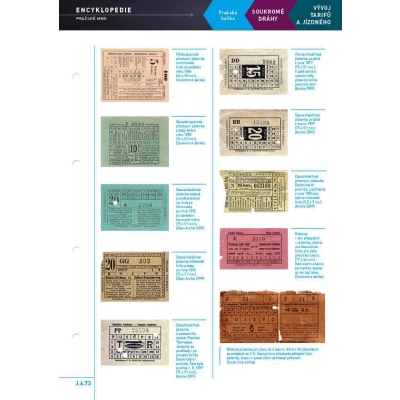                             Encyklopedie MHD: 1. díl, 5. svazek – Tarif, jízdné, jízdenky                        