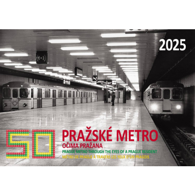 Nástěnný kalendář Pražské metro očima Pražana 2025                    