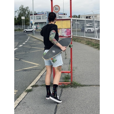 Ponožky s logy pražského metra
