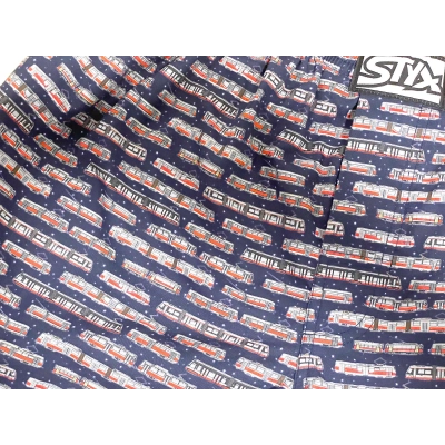 Pánské trenky Styx s tramvajemi