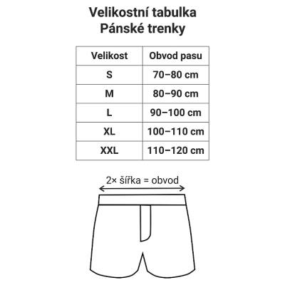 Pánské trenky Styx s tramvajemi