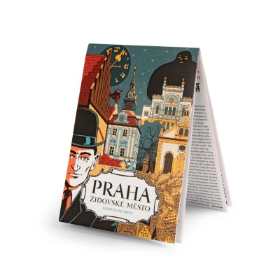 Ilustrovaná mapa Praha – Židovské město                    