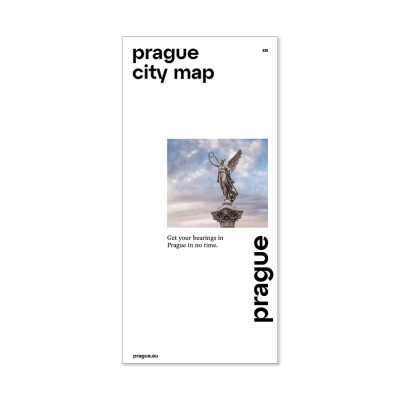 Skládací mapa Prahy