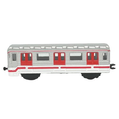 Kovové pražské mini metro s logem