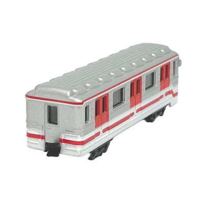 Kovové pražské mini metro s logem