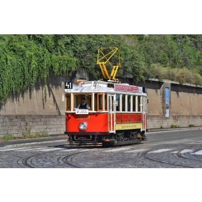 Historickou tramvají u příležitosti Pražské muzejní noci                    