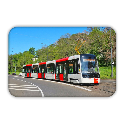 Magnetka tramvaj Škoda 52T v Chotkově ulici                    