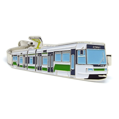 Kravatová spona tramvaj ČKD RT6N1 (zelená)                    