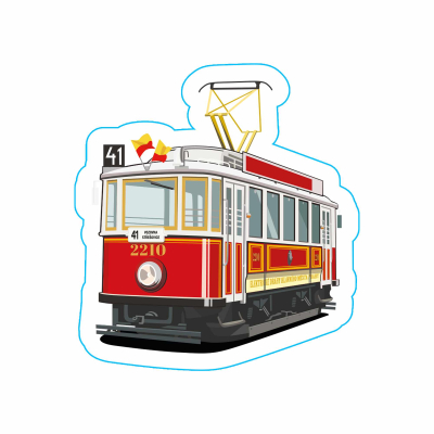 Samolepka tramvaj Ringhoffer                    