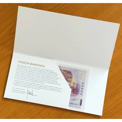 „Bankovka“ Euro Souvenir 150 let MHD v Praze 1875–2025