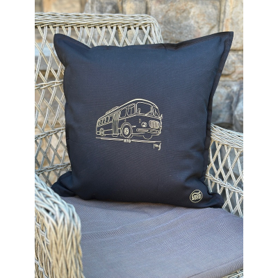 Černý povlak na polštář autobus Škoda 706 RTO                    