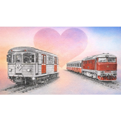 Zážitková turistika s KŽC (749+Bix), Depo Kačerov a trasa C (Ečs)                    