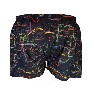 Pánské trenky Styx se schématem pražské MHD
